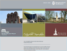 Tablet Screenshot of museumsverbund-nordfriesland.de
